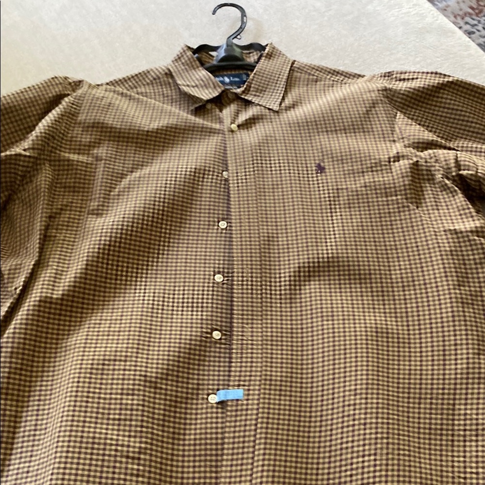 Polo by Ralph Lauren Brown Casual Button Down Shirt